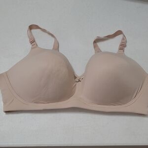 Torrid Tan 360 Back Slimming Wire Free Pushup Plunge Bra size 46D